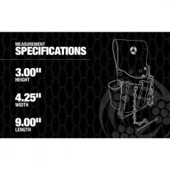 5 Pocket Leather Tool Pouch with Electrical Tape Chain by Southwire -Deals Freeman Store black southwire tool belts 58283140 fa 1000