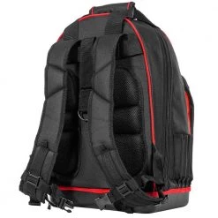 20 in. 38-Pockets Heavy-Duty Padded Wide Mouth Jobsite Backpack Tool Bag by XtremepowerUS -Deals Freeman Store black xtremepowerus tool bags 90703 h1 44 1000