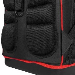 20 in. 38-Pockets Heavy-Duty Padded Wide Mouth Jobsite Backpack Tool Bag by XtremepowerUS -Deals Freeman Store black xtremepowerus tool bags 90703 h1 fa 1000