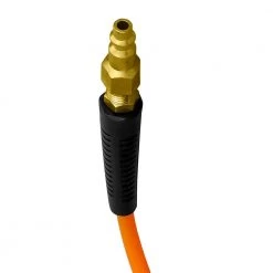1/4 in. x 25 ft. Polyurethane Recoil Air Hose with Bend Restrictors and Brass Fittings by Freeman -Deals Freeman Store freeman air hoses p1425rcf 4f 1000