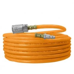 1/4 in. x 50 ft. Polyurethane Air Hose with Field Repairable Ends and 1/4 in. NPT Fittings by Freeman