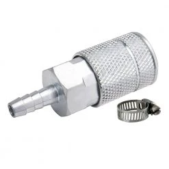 Zinc 1/4 in. x 1/4 in. Automotive Barbed Coupler by Freeman