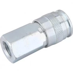 Zinc 1/4 in. x 1/4 in. Female to Female Universal Coupler by Freeman