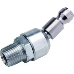Zinc 1/4 in. x 1/4 in. Male to Male Swivel Automotive Plug by Freeman