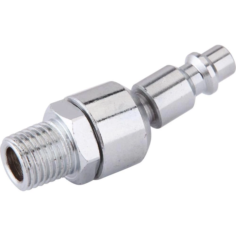 Zinc 1/4 in. x 1/4 in. Male to Male Swivel Industrial Plug by Freeman 1 Zinc 1/4 in. x 1/4 in. Male to Male Swivel Industrial Plug by Freeman