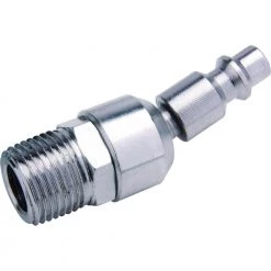 Zinc 1/4 in. x 3/8 in. Male to Male Swivel Industrial Plug by Freeman