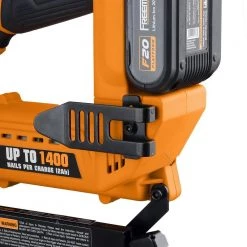 20-Volt Cordless 2-in-1 18-Gauge Nailer/Stapler Kit with Fasteners (400-Count) - 1400 Shots per Charge by Freeman -Deals Freeman Store freeman finishing nailers pe20v2118g2 44 1000
