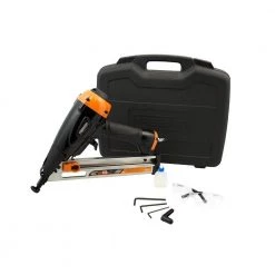 Pneumatic 15-Gauge 34-Degree Angle 2-1/2 in. Finish Nailer with Case by Freeman -Deals Freeman Store freeman finishing nailers pfn1564 fa 1000