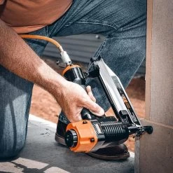 Pneumatic 16-Gauge 2-1/2 in. Straight Finish Nailer by Freeman -Deals Freeman Store freeman finishing nailers pfn64 44 1000