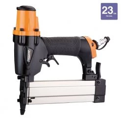 Pneumatic 23-Gauge 1-3/8 in. Micro Pinner with Carry Case by Freeman -Deals Freeman Store freeman finishing nailers pp13823 77 1000