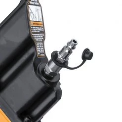 2nd Generation Pneumatic 18-Gauge 1-3/4 in. L-Cleat Flooring Nailer with Fiberglass Mallet by Freeman -Deals Freeman Store freeman floor nailers g2f18glcn 4f 1000