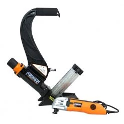 Lightweight Pneumatic 2-in-1 Flooring Nailer and Stapler and Oscillating Multi-Function Power Tool Combo Kit with Bags by Freeman -Deals Freeman Store freeman floor nailers p50mtck 40 1000