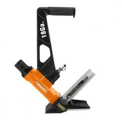 Pneumatic 18-Gauge 1-3/4 in. L-Cleat Flooring Nailer with Flooring Mallet and Interchangeable Base Plates by Freeman -Deals Freeman Store freeman floor nailers pf18glcn 4f 1000