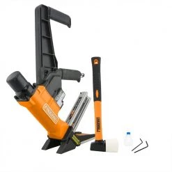 Pneumatic 20-Gauge 1-1/4 in. L-Cleat Flooring Nailer by Freeman -Deals Freeman Store freeman floor nailers pf20lm 4f 1000