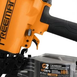 2nd Generation Pneumatic 15-Degree 3 in. Coil Framing Nailer by Freeman -Deals Freeman Store freeman framing nailers g2cn75 4f 1000
