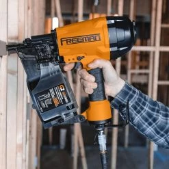 2nd Generation Pneumatic 15-Degree 3-1/2 in. Coil Framing Nailer by Freeman -Deals Freeman Store freeman framing nailers g2cn90 44 1000
