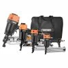 Pneumatic 21-Degree Framing and Finish Nail Gun Combo Kit with Canvas Bag and Fasteners (4-Piece) by Freeman
