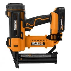 20-Volt Cordless 18-Gauge 1-5/8 in. Narrow Crown Stapler Kit with Staples (200-Count) - 1300 Shots per Charge by Freeman -Deals Freeman Store freeman pneumatic staplers pe20v9040 c3 1000