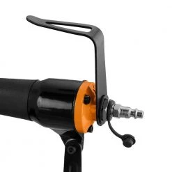 Pneumatic 10.5-Gauge 1-9/16 in. Fencing Stapler with Adjustable Metal Belt Hook and Case by Freeman -Deals Freeman Store freeman pneumatic staplers pfs105 c3 1000