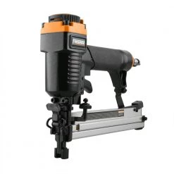 Pneumatic 18-Gauge 1-1/4 in. Narrow Crown Staple Finishing Nailer with Quick Jam Release by Freeman