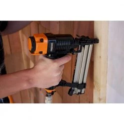 Pneumatic 18-Gauge 1-5/8 in. Narrow Crown Stapler with Quick Jam Release by Freeman -Deals Freeman Store freeman pneumatic staplers pst9040q c3 1000