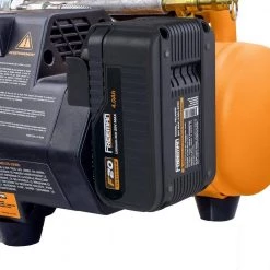 1 Gal. Cordless Air Compressor with Finish Nailer/Stapler, Battery, Charger and Accessories - 700 Shots per Charge by Freeman -Deals Freeman Store freeman portable air compressors pe1gcck 66 1000