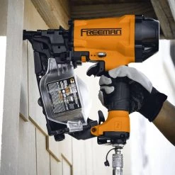 2nd Generation Pneumatic 15-Degree 2-1/2 in. Coil Siding Nailer by Freeman -Deals Freeman Store freeman siding nailers g2cn65 fa 1000