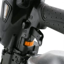 Pneumatic 15 Degree 2-1/2 in. Coil Siding Nailer with Adjustable Metal Belt Hook by Freeman -Deals Freeman Store freeman siding nailers pcn65 4f 1000