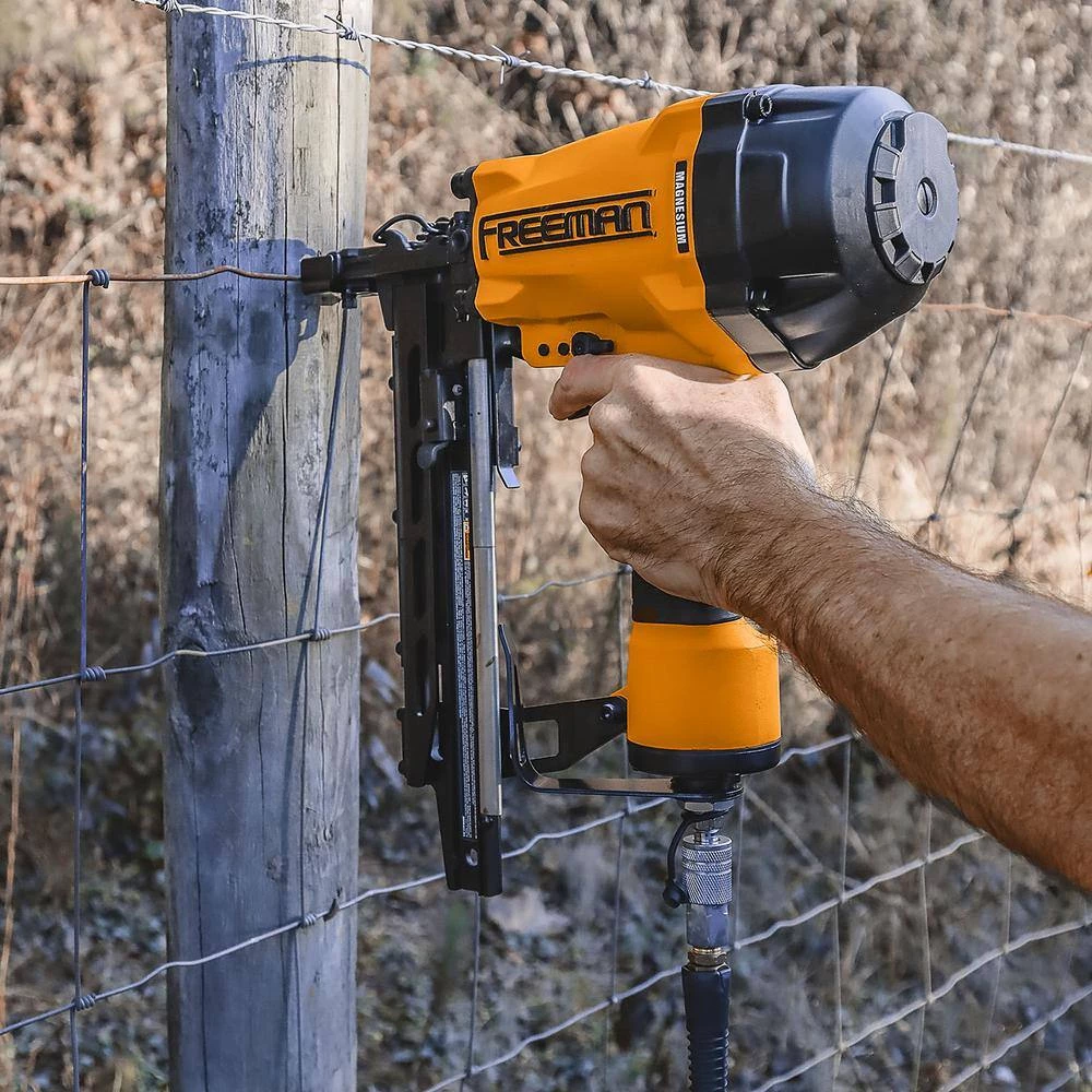 2nd Generation Pneumatic 9-Gauge 2 in. Fencing Stapler by Freeman 6 2nd Generation Pneumatic 9-Gauge 2 in. Fencing Stapler by Freeman - Image 6