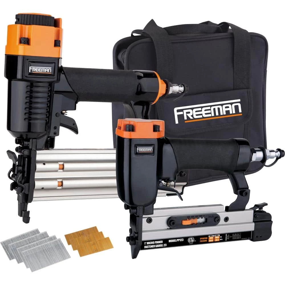Pneumatic Professional Woodworker Special with Nails (4-Piece) by Freeman 1 Pneumatic Professional Woodworker Special with Nails (4-Piece) by Freeman