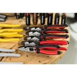 9 in. Hi-Leverage Side Cutting Pliers with Crimp-Tape Puller by Southwire -Deals Freeman Store southwire all trades cutting pliers 58993140 4f 1000