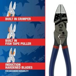 9 in. High-Leverage Side Cutting Pliers by Southwire -Deals Freeman Store southwire all trades cutting pliers 67038040 44 1000