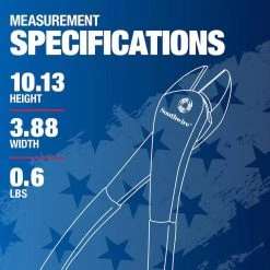 8 in. Cutting Pliers Angled Head High-Leverage Diagonal with Dip Grip by Southwire -Deals Freeman Store southwire all trades cutting pliers 67038340 fa 1000
