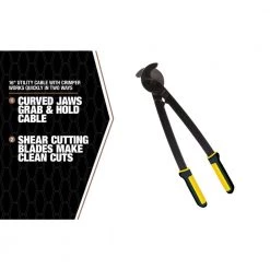 16 in. Utility Cable Cutter with Crimper by Southwire -Deals Freeman Store southwire all trades lineman s pliers 59158540 76 1000