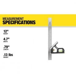 12 in. Combination Square by Southwire -Deals Freeman Store southwire carpenter squares 781636 76 1000