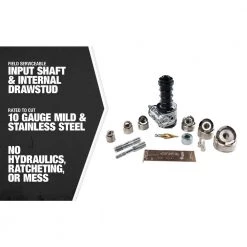 Max Punch XD Knockout 1/2 in. -2 in. Stainless Steel Rated Dies Set 19-Pieces by Southwire -Deals Freeman Store southwire dies 63159901 1d 1000