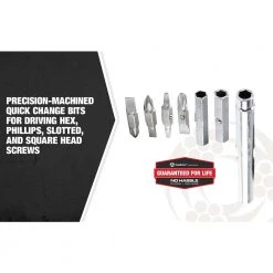 12-In-1 Multi-Bit Screwdriver with Comfort Grip Handle by Southwire -Deals Freeman Store southwire electrical screwdrivers nut drivers 59723940 1f 1000