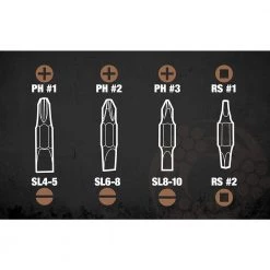 12-In-1 Multi-Bit Screwdriver with Comfort Grip Handle by Southwire -Deals Freeman Store southwire electrical screwdrivers nut drivers 59723940 44 1000