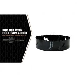 Hole Saw Bi-Metal 6-3/8 in. Dia (BMHS6-3/8) by Southwire -Deals Freeman Store southwire hole saw arbors 58297540 1f 1000