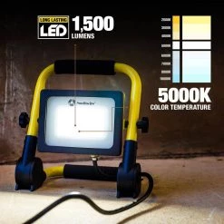 1500 Lumens Ratcheting LED Work Light by Southwire -Deals Freeman Store southwire jobsite lighting csw1x1 44 1000