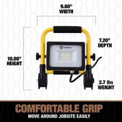 1500 Lumens Ratcheting LED Work Light by Southwire -Deals Freeman Store southwire jobsite lighting csw1x1 4f 1000