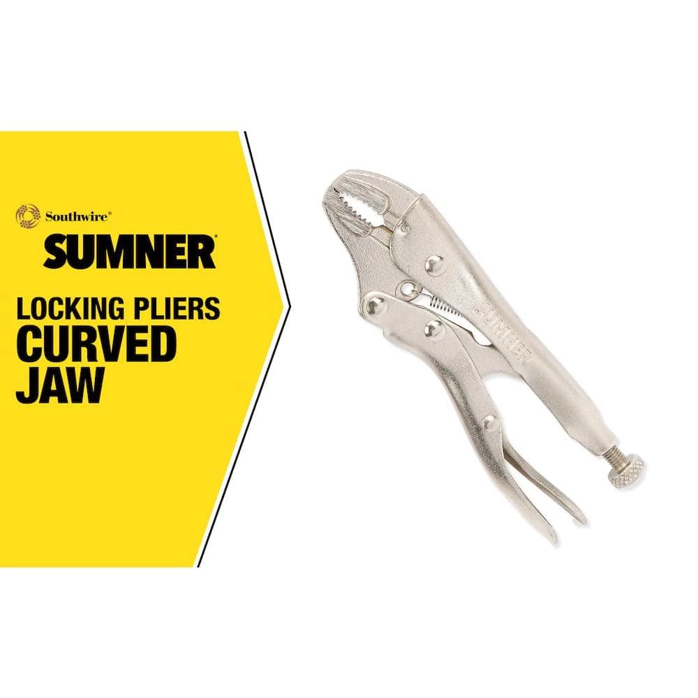 4 in. Curved Locking Pliers with Cutter by Southwire 2 4 in. Curved Locking Pliers with Cutter by Southwire - Image 2
