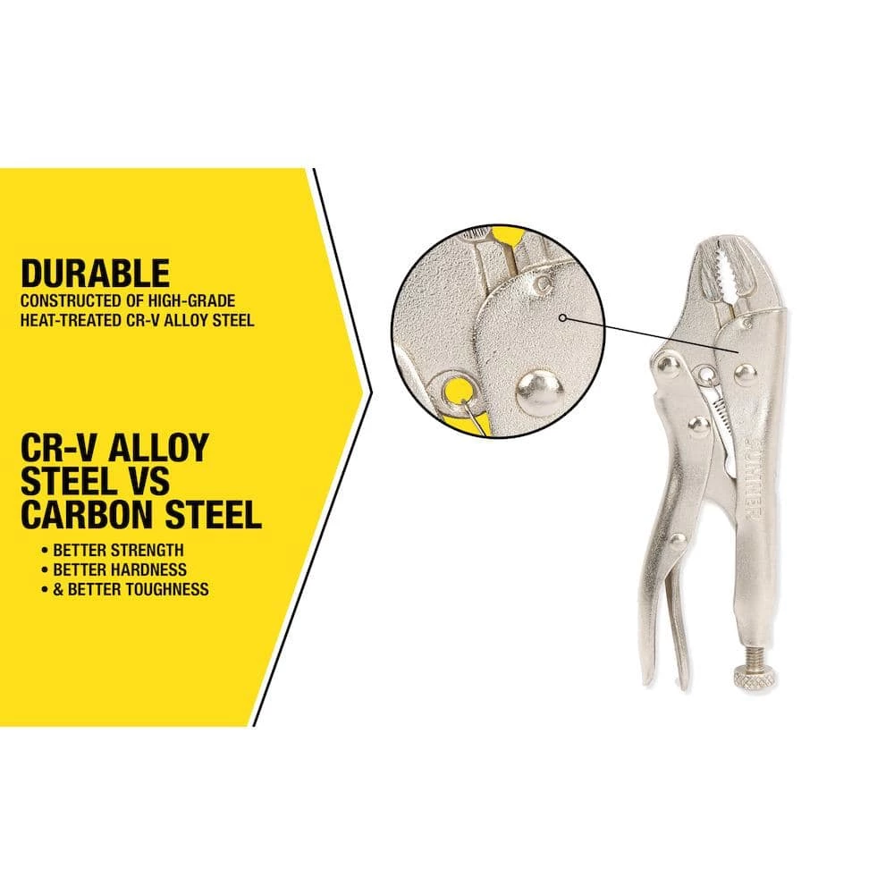 7 in. Curved Locking Pliers with Cutter by Southwire 4 7 in. Curved Locking Pliers with Cutter by Southwire - Image 4