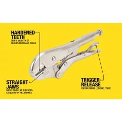 7 in. Straight Jaw Locking Pliers by Southwire -Deals Freeman Store southwire locking pliers 781617 4f 1000