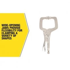 11 in. Locking Clamp With Swivel Pads by Southwire -Deals Freeman Store southwire locking pliers 781620 76 1000