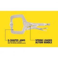 6 in. Locking Clamp With Swivel Pads by Southwire -Deals Freeman Store southwire locking pliers 781622 1f 1000