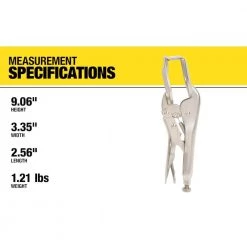 9 in. Locking Weld in.g Clamp by Southwire -Deals Freeman Store southwire locking pliers 781627 fa 1000