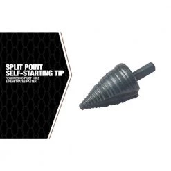 1/4 in. 1-3/8 in. Step Drill Bit by Southwire -Deals Freeman Store southwire step drill bits 58297240 4f 1000