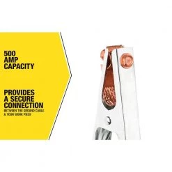 500 Amp Steel Ground Clamp by Southwire -Deals Freeman Store southwire welding clamps 781634 44 1000