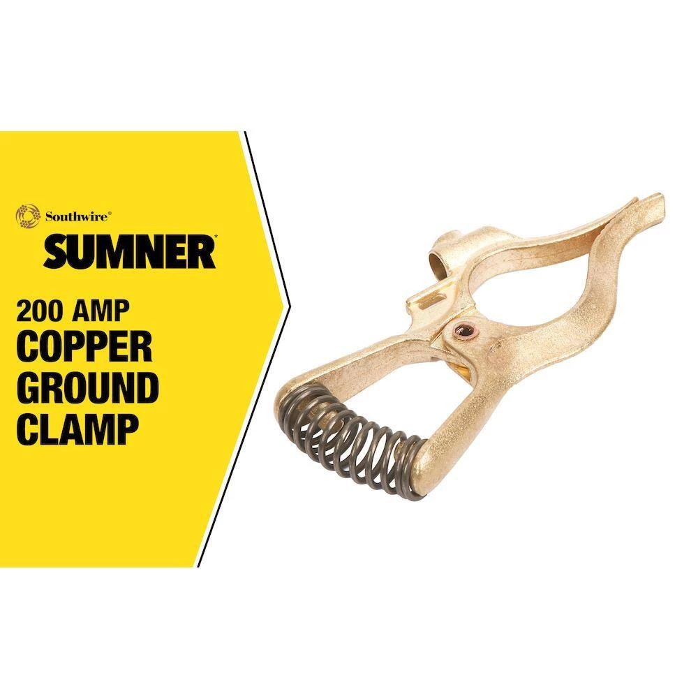 200 AMP Copper Ground Clamp by Southwire 2 200 AMP Copper Ground Clamp by Southwire - Image 2